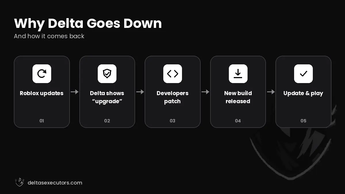 Is Delta Executor down: Roblox update vs Delta patch timeline